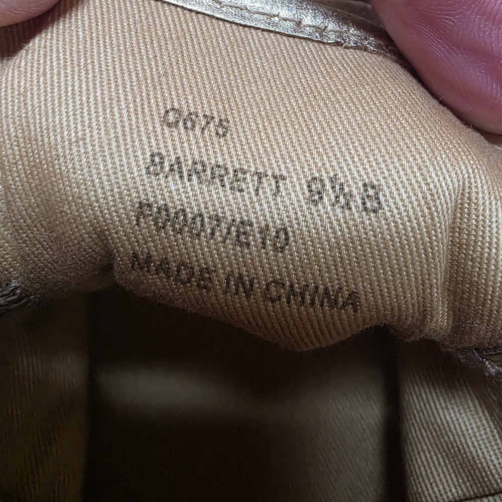 Coach Barrett Gold Signature Monogram Jacquard Sneakers 9.5B - Picture 2 of 16